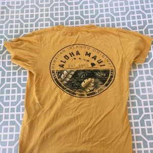 Gold Aloha Maui T-shirt